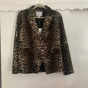 Carolina Belle Montreal- Animal Print Blazer NWT